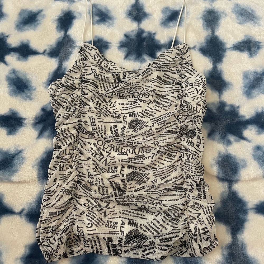Newspaper tank top